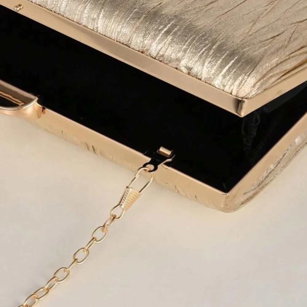 Elegant Gold Evening Clutch